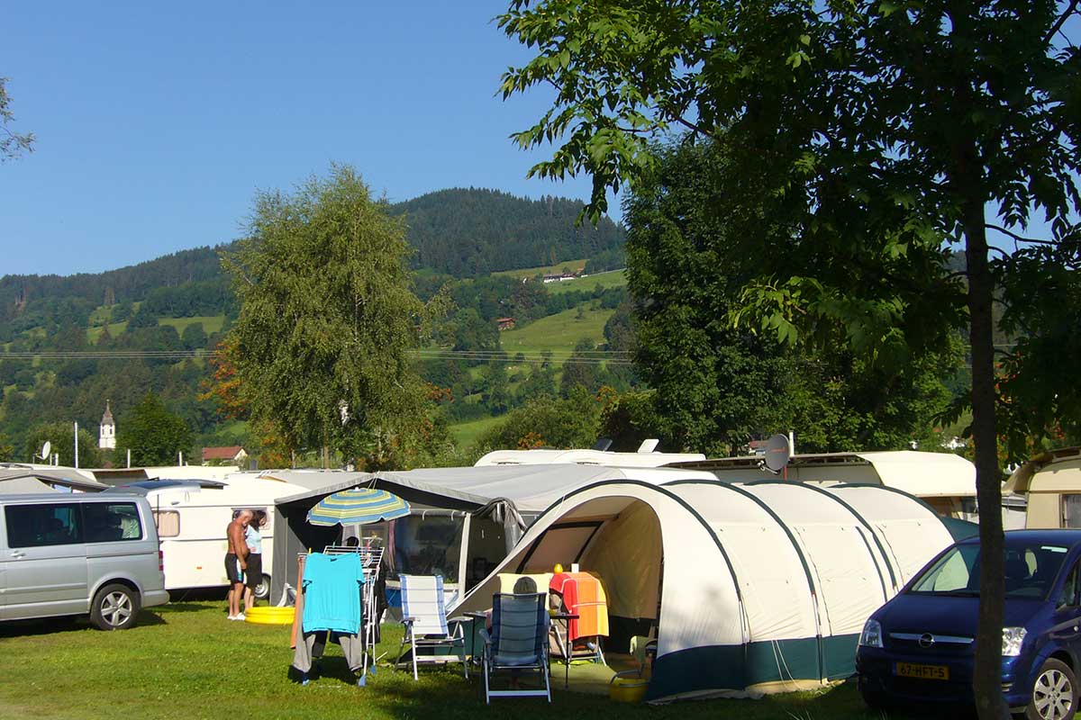 Wintercamping, Saisoncamping und Dauercamping im Allgäu in Bayern